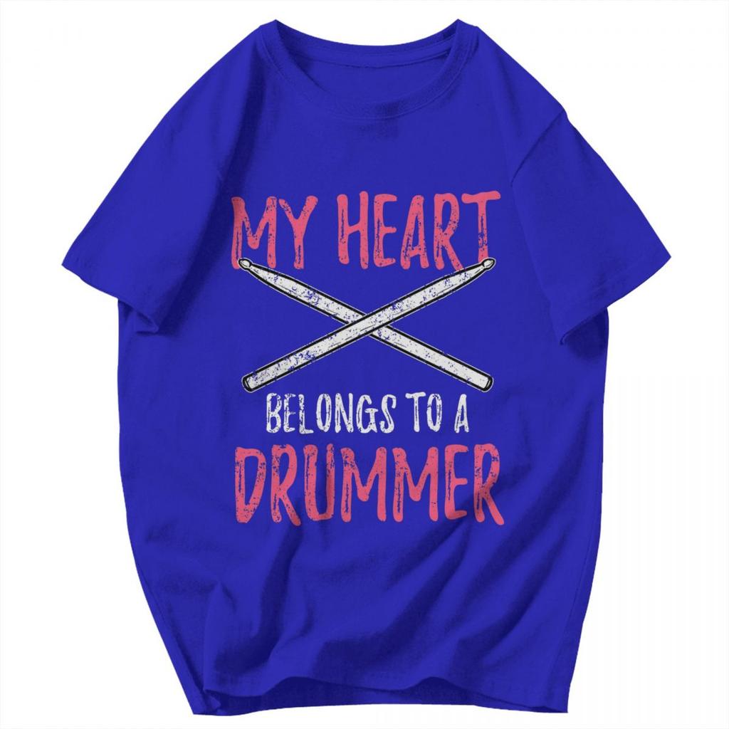 Men T Shirt Drummer Valentines Day Summer Y2K Graphic Short Sleeve Unisex Clothes T Shirts