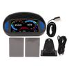 Автомобильный HUD-дисплей Режим OBD2 GPS с Инклинометром Компасом Скоростью Об/мин Функция Предупреждения Универсальный для Автомобилей