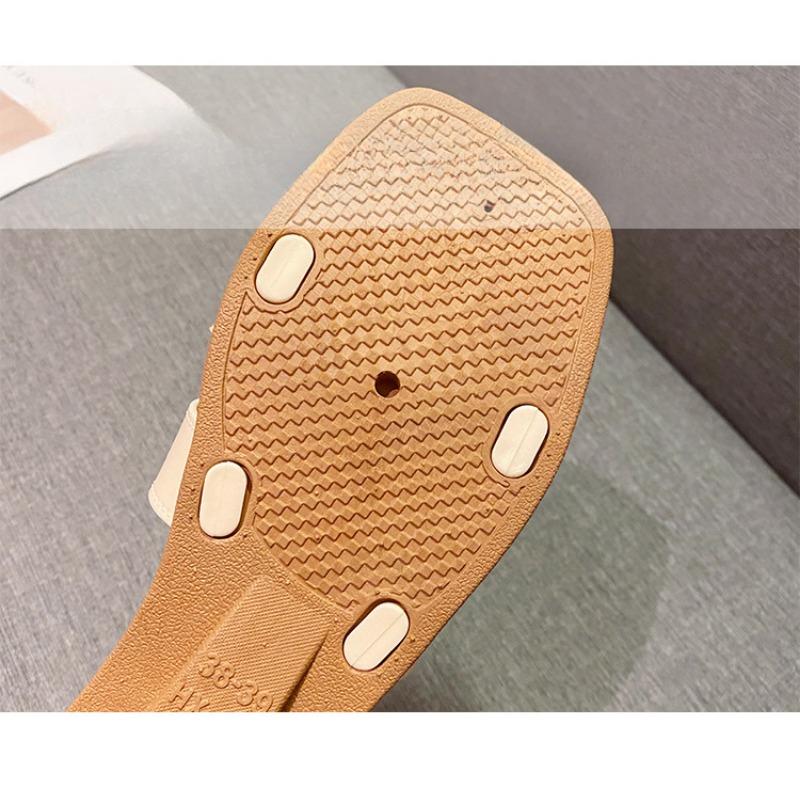 Модные женские тапочки без застежек, мягкие, с плоской подошвой, из ПВХ-материала, с рисунком в виде сетки-бабочки, удобная домашняя обувь, новый стиль