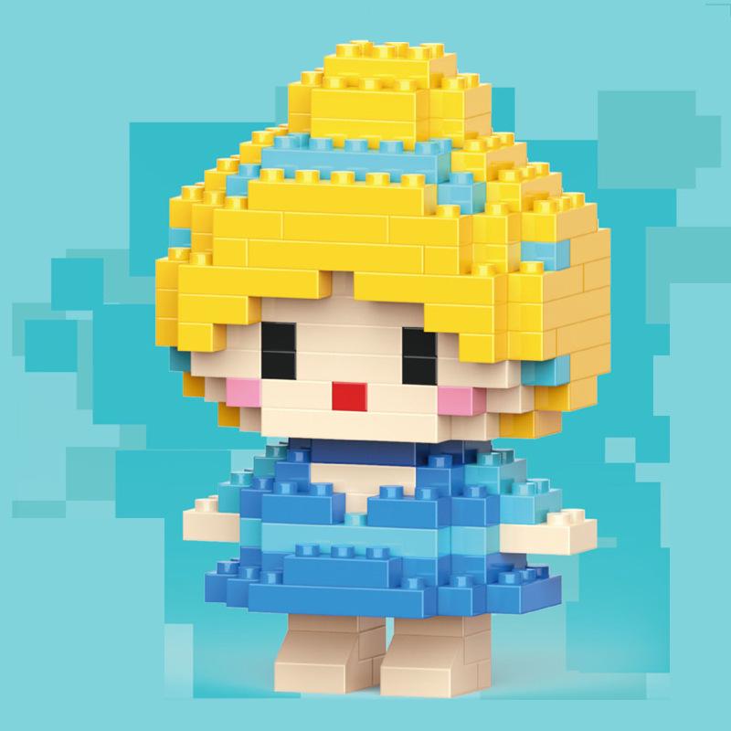 Совместимые кубики Lego Мультяшная фигурка животного Детские развивающие конструкторы