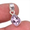Natural Pink Amethyst Gemstone 925 Solid Sterling Silver Jewelry Pendant 1" G1A57