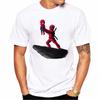 Deadpool Fashion Funny Spider Men Printed Casual Short Sleeve Tshirt Tops Tee