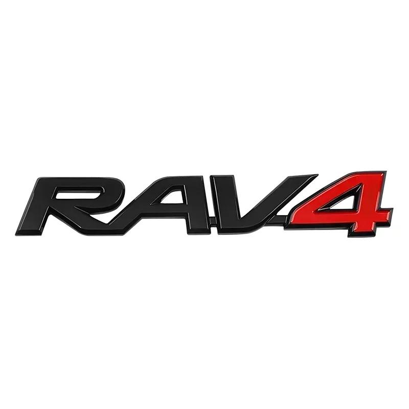 1 шт. Автомобильный стайлинг 3D ABS RAV4 RAV-4 Буквенный логотип автомобиля Наклейки на задний багажник Эмблема Значок Декор Для Toyota RAV4 Аксессуары