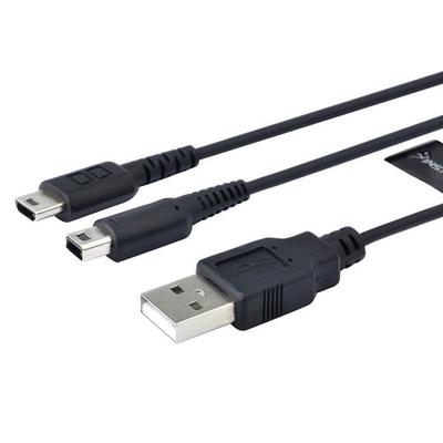 Кабель для зарядки - INSTEN - USB - Совместим с Nintendo 3DS XL/3DS/2DS/DSi - Черный - Зарядное устройство