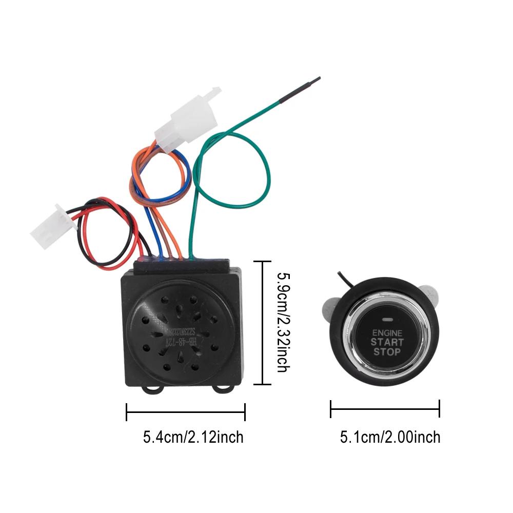Electric Scooter 36V-72V One-key Start Anti-theft Device Remote Control Lock For Citycoco Modified Accessories Parts