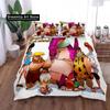 3D Печать Мультяшный Флинтстоуны Комплект Постельного Белья Мальчики Девочки Односпальный Полуторный Queen Full Размер Пододеяльник Наволочка Постельное Взрослая Спальня