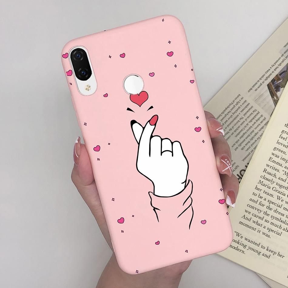 Для Huawei Nova 3i Nova4 Чехол Ударопрочный Матовый Милый Мультяшный Мягкий Силиконовый Задняя Крышка Телефона Для Huawei P Smart Plus Nova 3i Coque