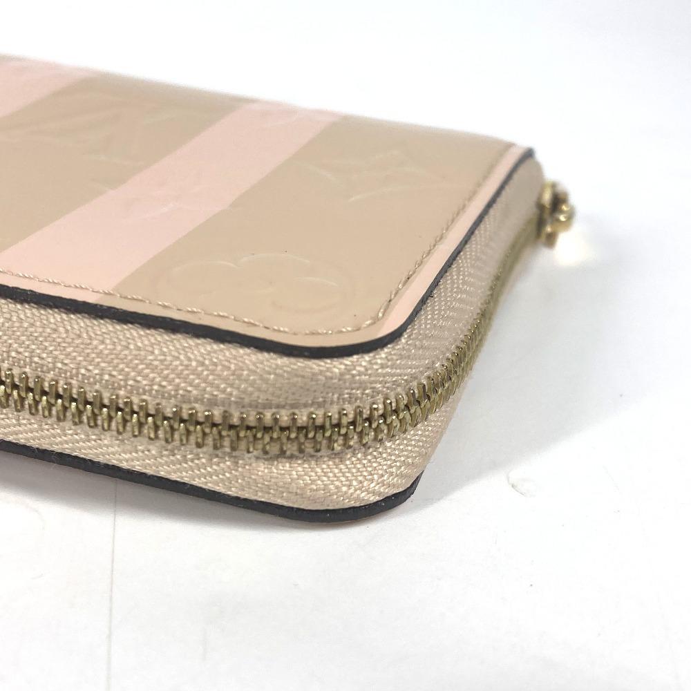Louis Vuitton M58066  MonogramVernisRayures zip-around coin purse Wallet case