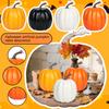 Искусственные тыквы Декор на Хэллоуин для Осени, Дня Благодарения, Центральный элемент стола и Кухни