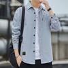 Shirt Jacket Casual Loose Solid Color Boys Shirt
