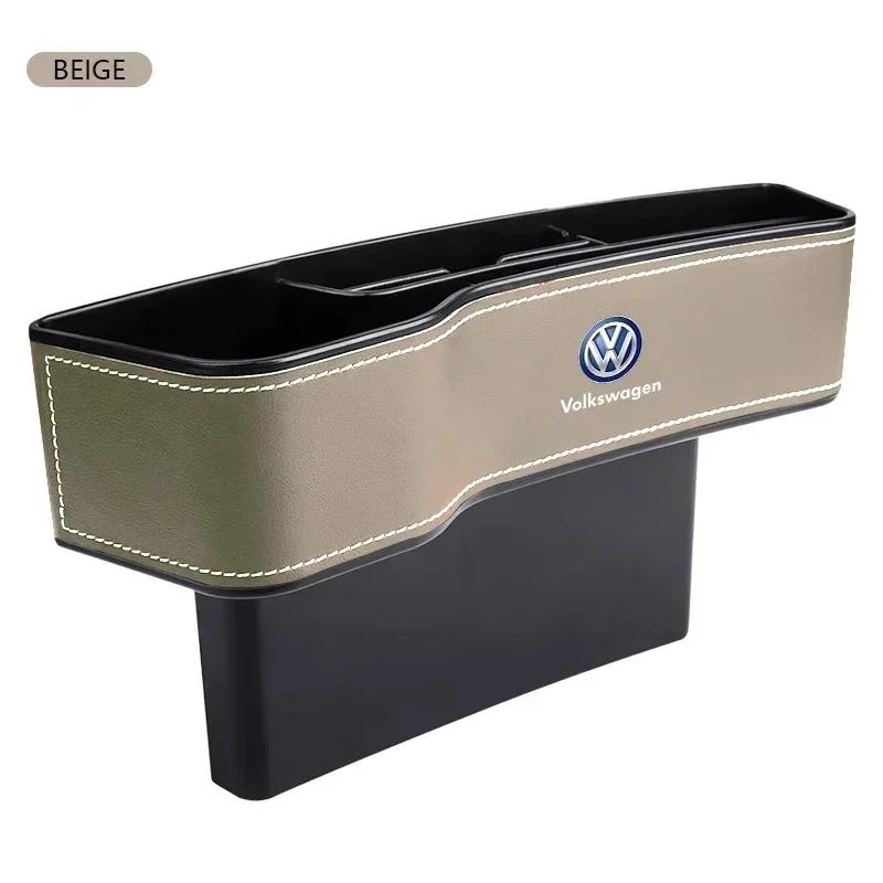 For VOLKSWAGEN VW Polo B6 VW For Volkswagen Car Seat Gap Slit Pocket Seat Organizer Storage Box Car Accessories For Volkswagen C