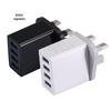 Умное многопортовое зарядное устройство: 4-портовый USB 5.1A с поддержкой EU/US/UK для мобильных устройств.