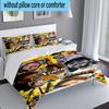 3PCS Custom Name Musician's Post Malone Bedding Set, Including 1pc Duvet Cover And 2pcs Pillowcases, Suitable for dorms and bedrooms Gift