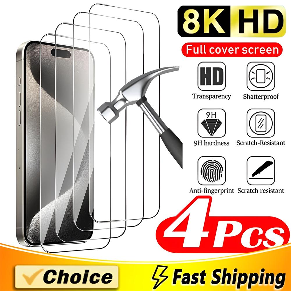 3-5 шт. Алмазное стекло Для iPhone 15 14 13 12 11 PRO MAX Безрамочные Защитные стекла Для iPhone XS Max XR 7 8 Plus Закаленное Стекло