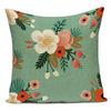 Полиэстер Декоративные Подушки Чехол Цветочные Деревья Cojines Decorativos Para Sofa Наволочка Для Гостиной Домашний Декор