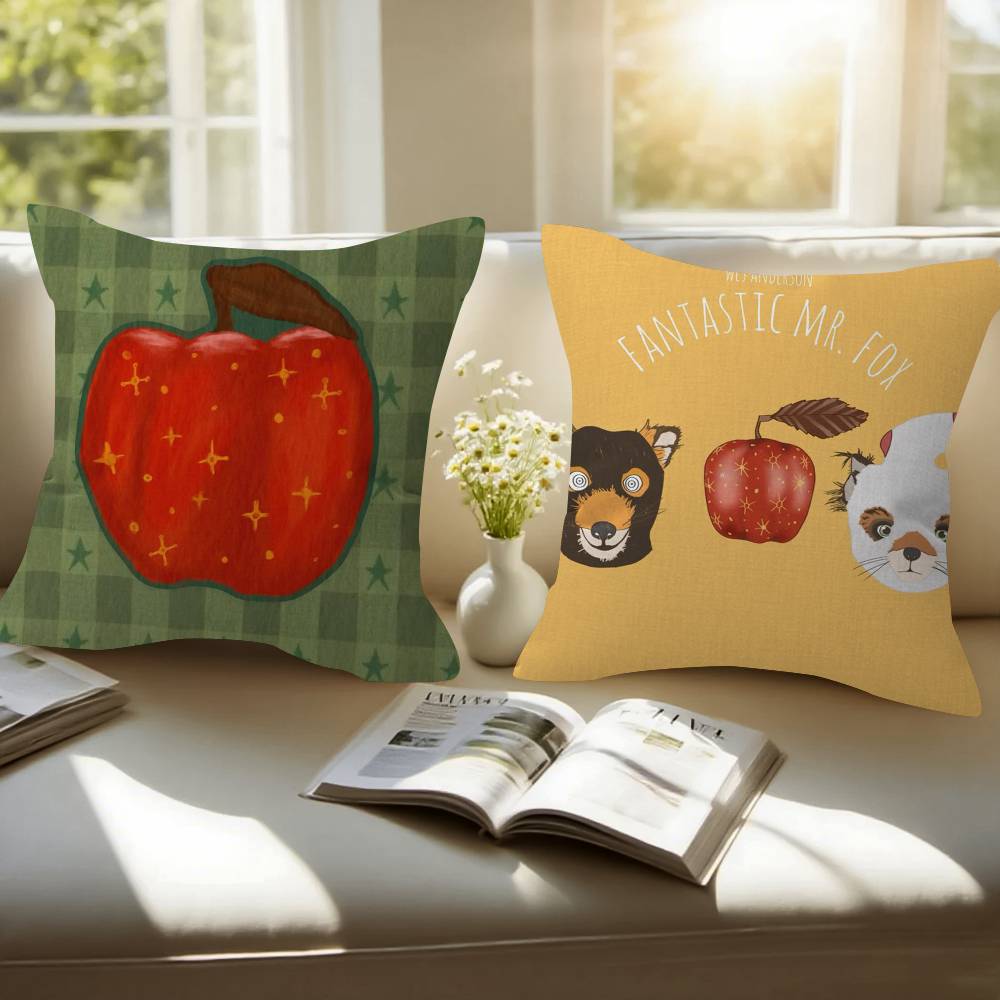 Movie The Fantastic Mr Fox Cushion Cover Decorative Pillow Sofa Home Decor Case Pillow Cases