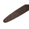 Fender Artisan Crafted Leather Brown Strap, 2.5"
