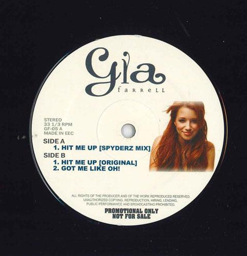 12-дюймовая пластинка GIA FARRELL - Hit Me Up GF05 NONE Европа Рэп и хип-хоп/R&B Б/у