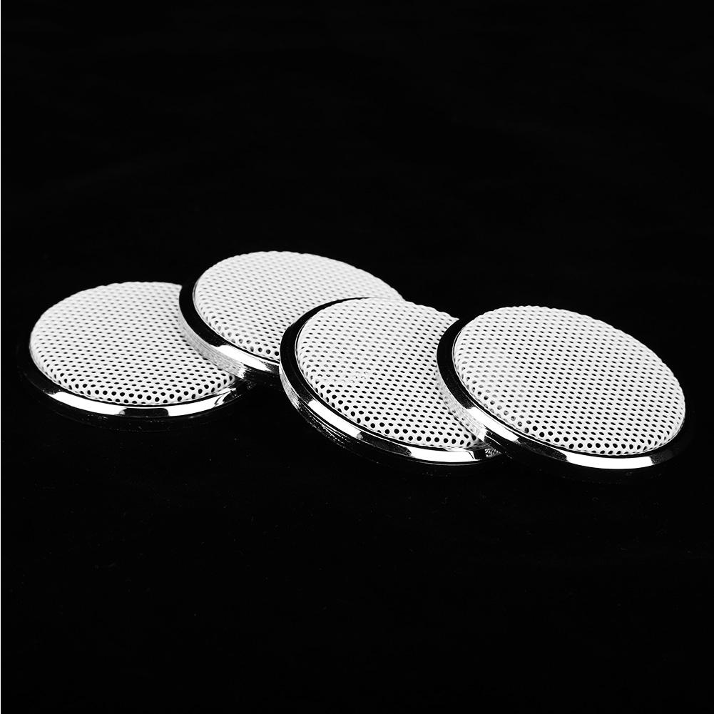 4шт 1-дюймовая защитная решетка для аудиодинамика, декоративная белая сетчатая решетка для аудиодинамика