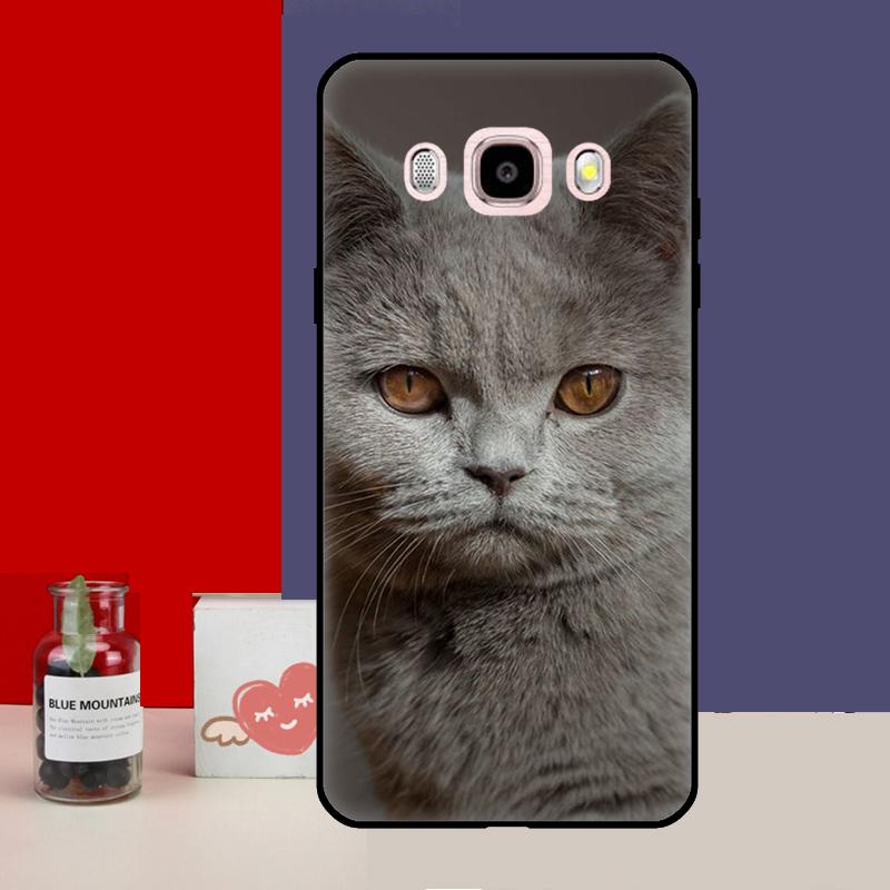 Чехол с британским короткошерстным котом для Samsung Galaxy J7 J5 J3 J1 A3 A5 2017 2016 J4 J6 Plus A6 A7 A8 A9 2018 задняя крышка