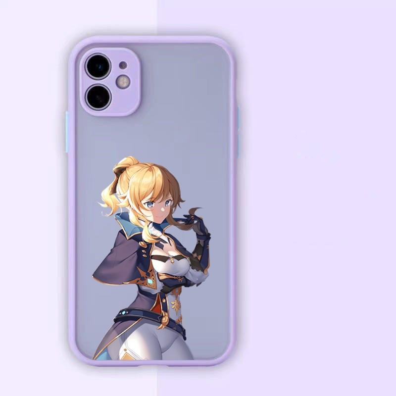 Чехол для телефона Cute Girl Jean Genshin для iPhone 14 13 12 11 Mini Pro Max XS X Max XR 8 7 Plus SE 2022, цветной чехол для телефона