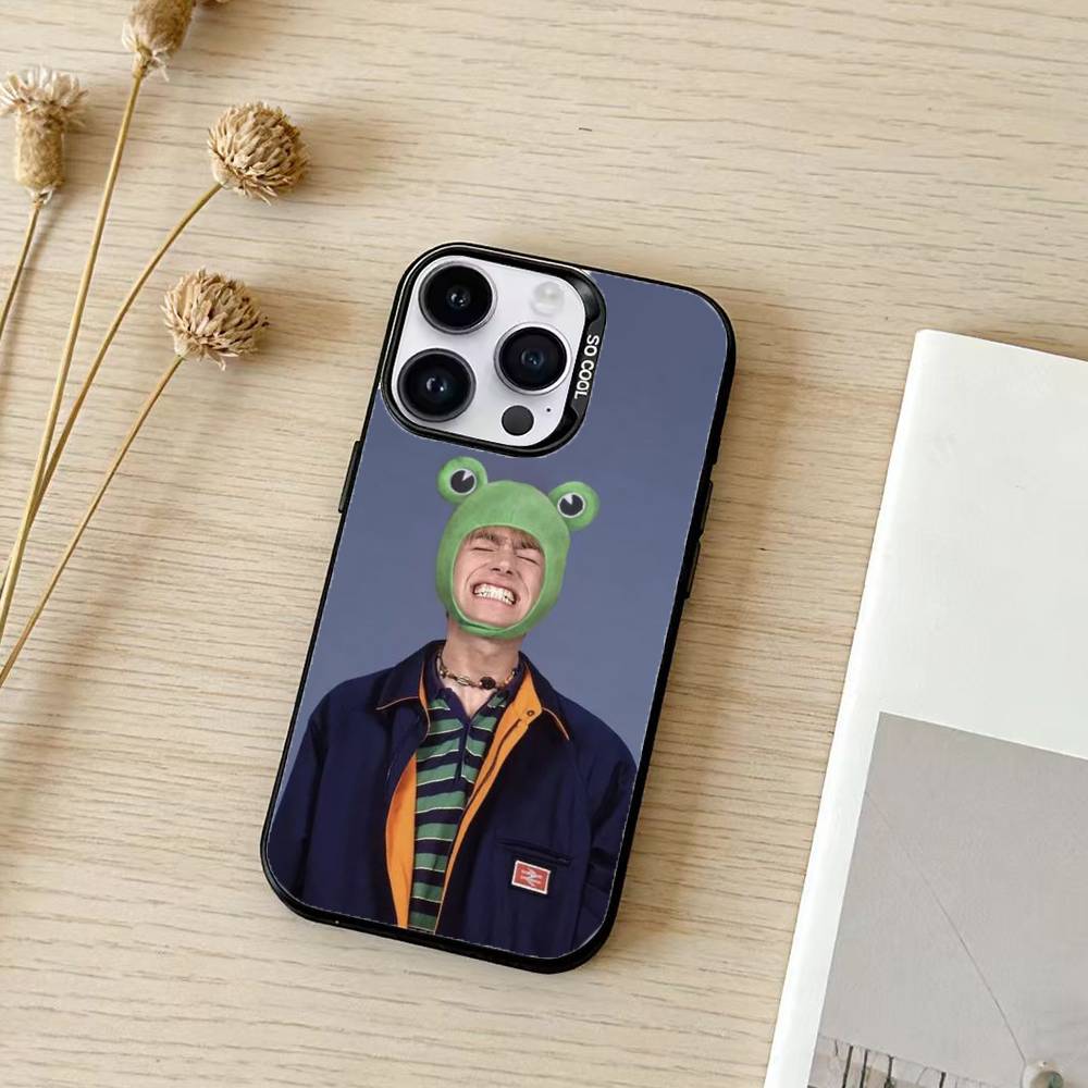 D-damon albarn blur Phone Case Color Silver Shell For IPhone 17 16 15 14 13 12 11 Pro Max Plus