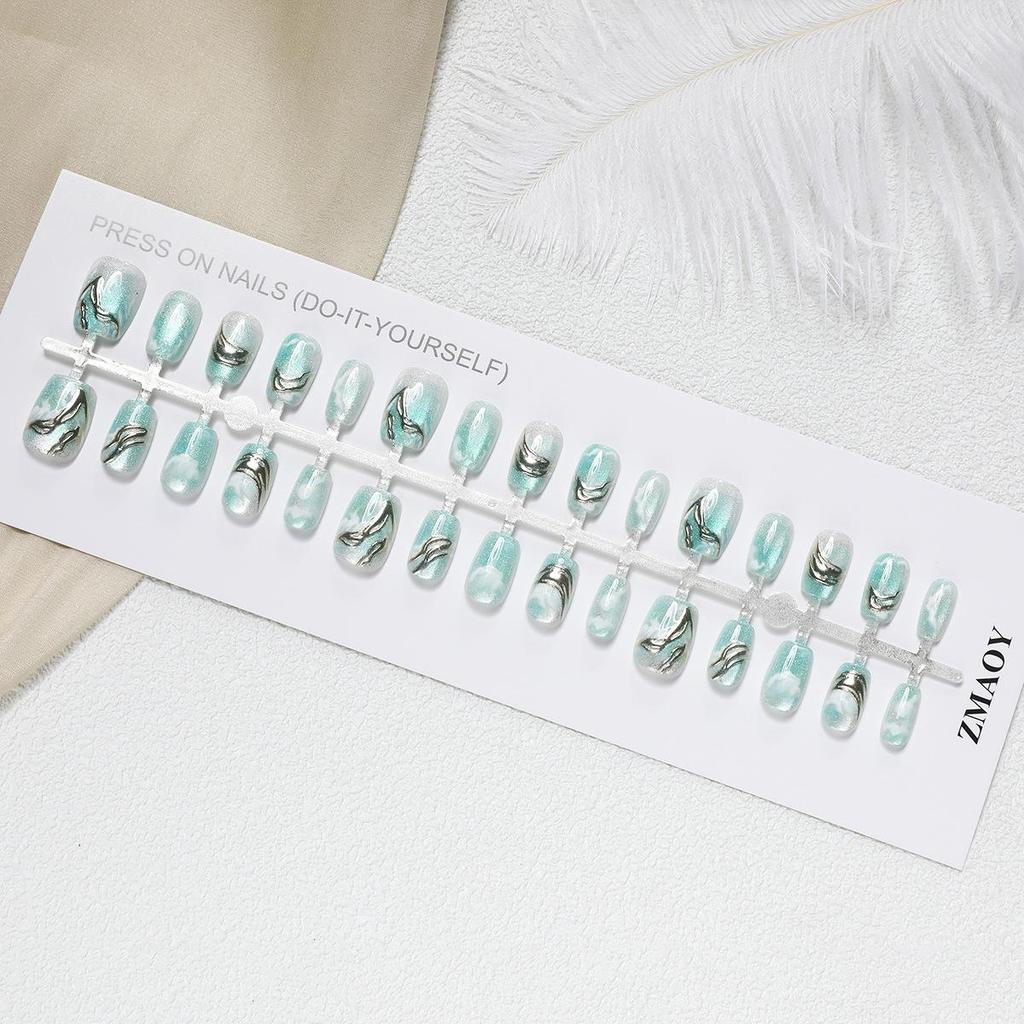 30 милых мультяшных наклеек для лака для ногтей «Кошачий глаз» — полная коллекция кодов