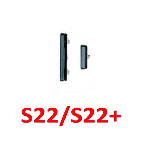 Phone New Power Volume Button For Samsung Galaxy S22 Ultra S22+ Plus Phone Housing External On Off Side Key Parts