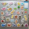40 Pieces Refrigerator Animal Magnet Learning Educational Toy Magnets