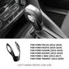 Настоящий Жесткий Углепластик Для Ford Focus 2012-2018 Для Fiesta Escape Transit 14-19 Fusion C-Max 2013-2016 Леворульный Автомобиль Чехол на Ручку Переключения Передач