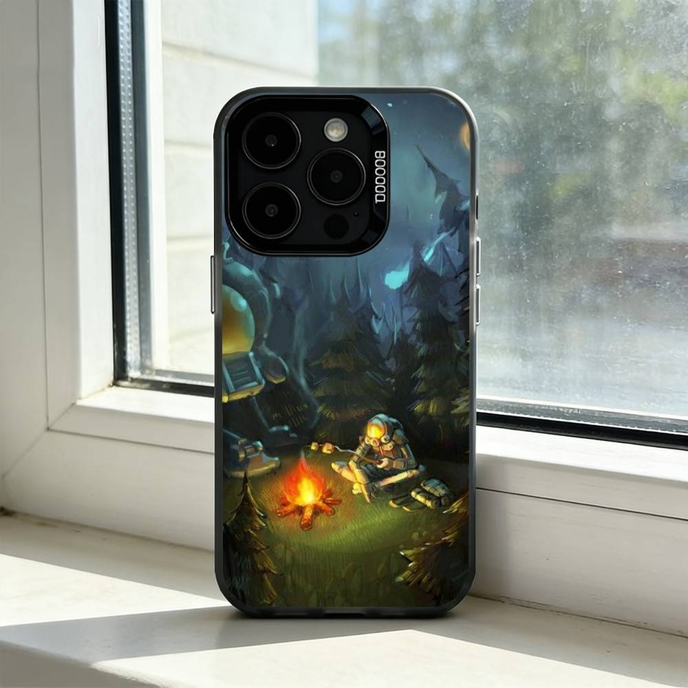 Крутой Внешний Чехол W-Wilds Для Телефона iPhone 17,16,15,14,13,12,11 Plus,Pro Max,XS,Цветной Посеребренный Внутренний Чехол