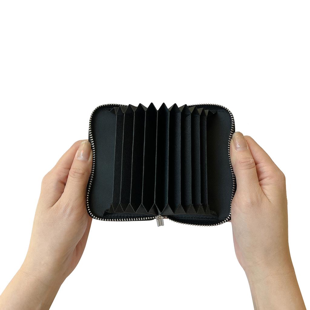 For iPhone Air Case Detachable Zipper Card Bag PU TPU Kickstand Phone Case with Strap