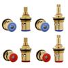 1/2" Replacement Brass Ceramic Disc Tap Valve Quarter Turn Cartridges Gland Insert 20 Teeth Bathroom Faucet Accessory