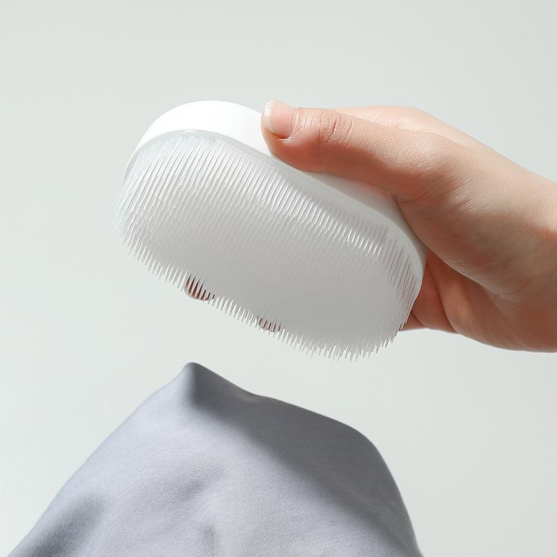 Мягкая меховая щетка для чистки одежды Многофункциональная щетка для обуви Бытовая минималистская щетка для стирки с пластиковой ручкой Чистящие средства