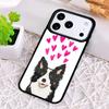 Border Collie Watercolor Phone Case for iPhone 17 Air 16 15 11 12 14 13 Pro Max Shockproof Cover