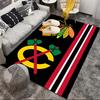 Chicago-Blackhawks Logo Area Rug Suitable for Indoor And Outdoor,Carpets for Kitchens, Homes, Offices, Living Rooms,Home Decor,Christmas Gift
