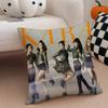 GirlGroup Kpop KKara Cushion Cover Throw Pillow Cover Hidden Button Durable Polyester Chair Cushion