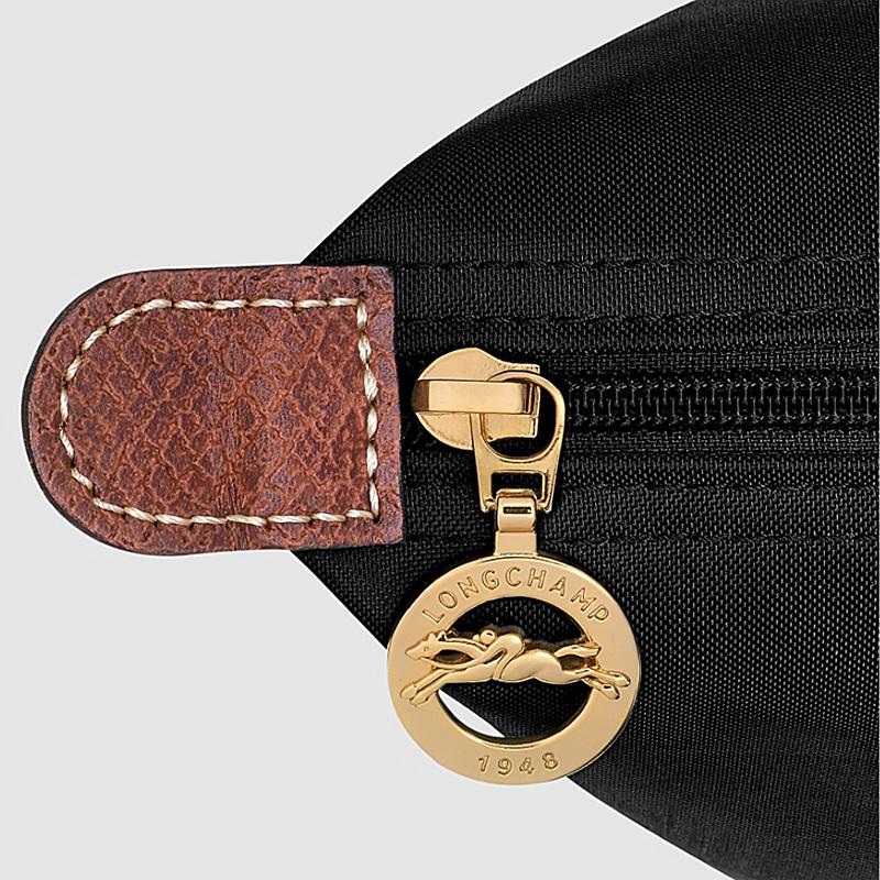 Longchamp Le Pliage Original Textured Logo Adjustable Wide Shoulder Strap Nylon Tote Backpack Women backpack Black 10284089001