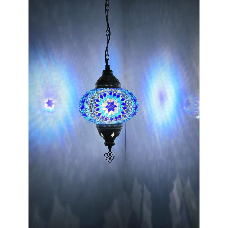 Абажур ручной работы Турецкая марокканская красочная мозаика из стекла Античная лампа Мозаичная лампа Османская аутентичная люстра Старинная лампа Ночная лампа,