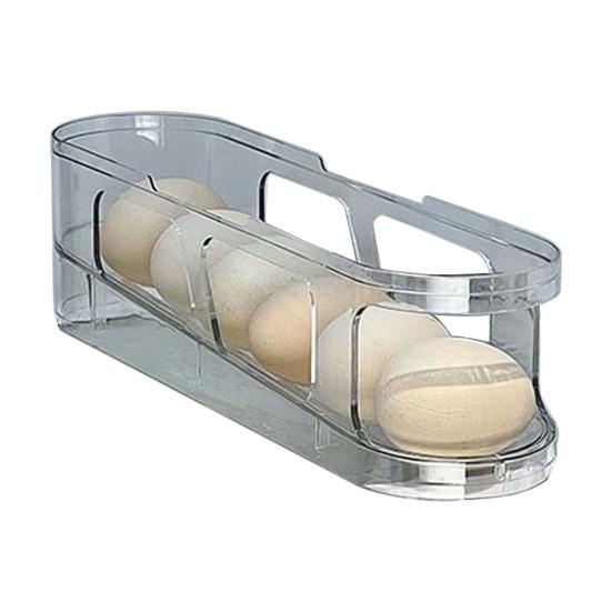 1/2/3Pcs Fridge Egg Holder Large Capacity Multi-layer Transparent Design Stackable