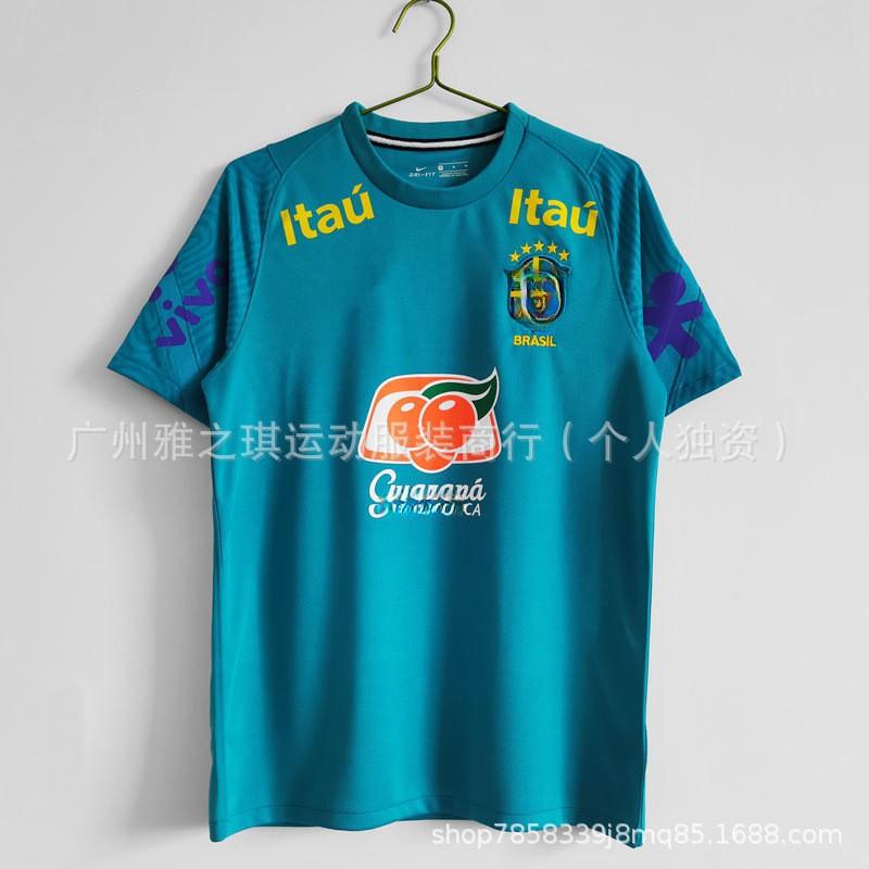 Brazil National Team Football Jerseys Retro Short Sleeve Sport Shirts Men Women
