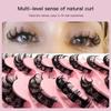Fake Lashes Super Volume Extensions 3D Mink Hair False Eyelashes Russian Volume DD Curl Lashes