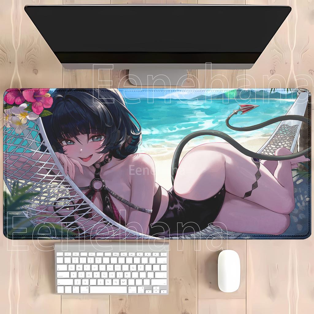 Новый Jane Doe Zenless Zone Zero Zzz Игровой Коврик для Мыши Резиновый Нескользящий Настольный Коврик Офисные Аксессуары HD Печать Аниме Девушка Коврик для Мыши