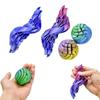 1 шт. 3D-печатная сфера-закрутка, игрушка-шестерня, шарик с жидким потоком, вращающаяся конструкция, игрушки для снятия тревожности, шарик-слайм, игрушка