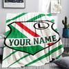 1PC L Shield Crest Custom Name Patterned Flannel Blanket Suitable For All Seasons For Home Decor Warmth And Comfort Gifts Holiday Present