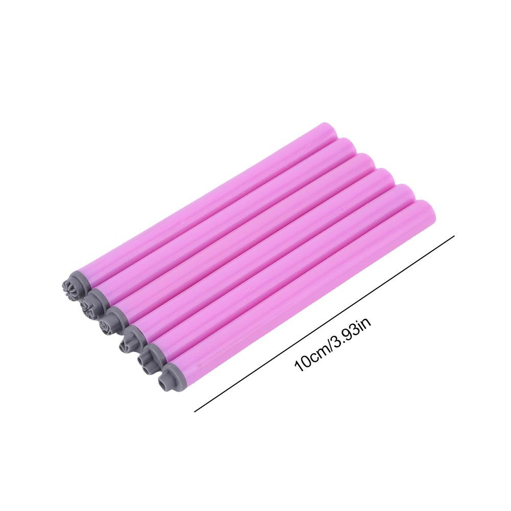 6PCS Nail Art Stamp Pen Set Easy To Use Nail Art Pen Set Nail Stamp Pen DIY Nail Art Tools for Girls and Women Home DIY