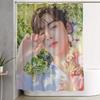 Ча Ыну Kpop Astro Шторка для душа Ванная комната Полиэстер Водонепроницаемые Занавески для ванны С крючками