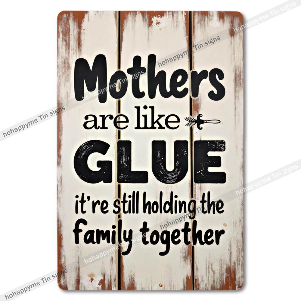Retro Metal Tin Signs Man Cave Mom Karaoke Family Love Decor Wall Art Vintage Home Decoration