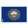 Drapeau - New Hampshire - 90 X 150 Cm - Polyester - Impression Recto/verso - Œillets En Fer