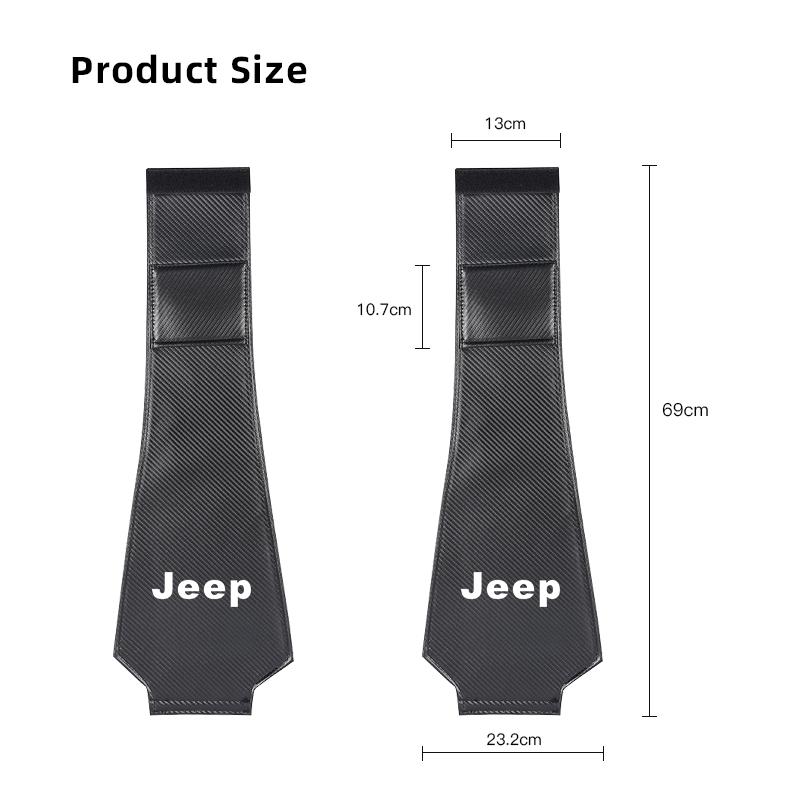 Car Seat Headrest Neck Pillow Soft Protect Cover Accessories For Jeep Renegade Wagoneer Avenger Recon Wrangler Compass Cherokee ALO1